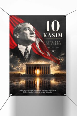 10 Kasım Atatürk Temalı Afiş