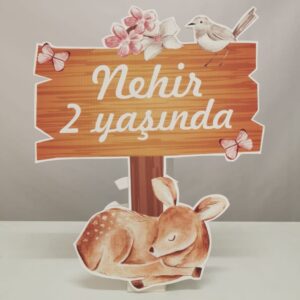 Woodland Konsept Kişiye Özel Ayaklı Maket Pano