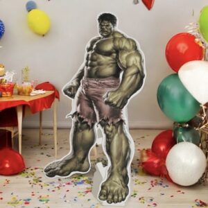 Süper Kahraman Hulk Ayaklı Pano Maket Dekor – 170 cm Dev Boy