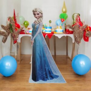 Frozen Elsa Ayaklı Pano Maket Dekor – 170 cm Dev Boy