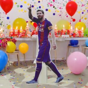 Messi Ayaklı Pano Maket Dekor – 170 cm Dev Boy