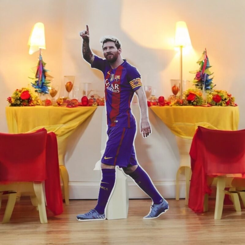 Messi Ayaklı Pano Maket Dekor