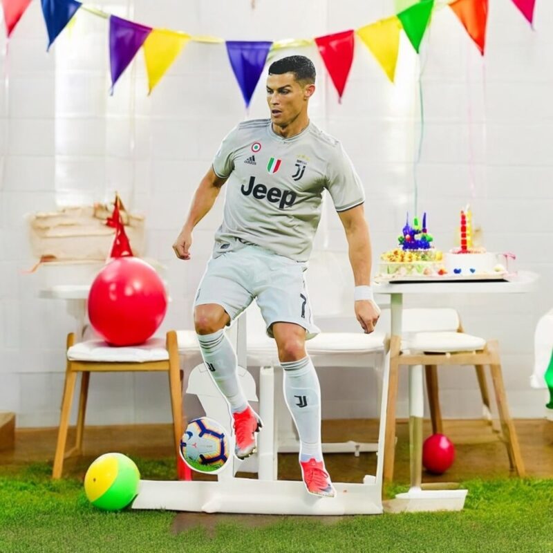 Ronaldo Ayaklı Pano Maket Dekor – 170 cm Dev Boy