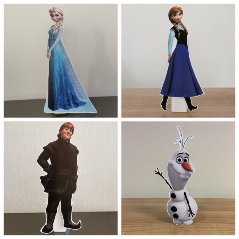 Frozen Elsa Karakterleri Maket Seti – Ayaklı