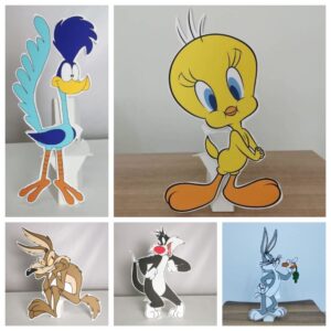 Looney Tunes Karakterleri Maket Seti – Ayaklı