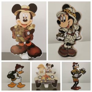 Safari Mickey Mouse Konsept Maket Seti – Ayaklı