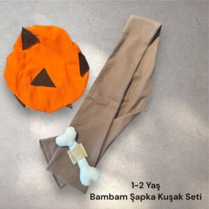Bambam Kuşak Şapka Seti 1-2 Yaş