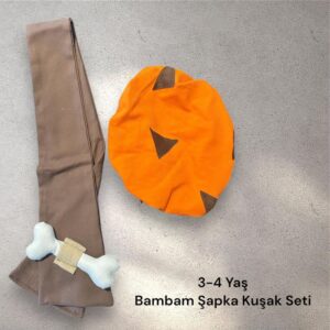Bambam Kuşak Şapka Seti 3-4 Yaş