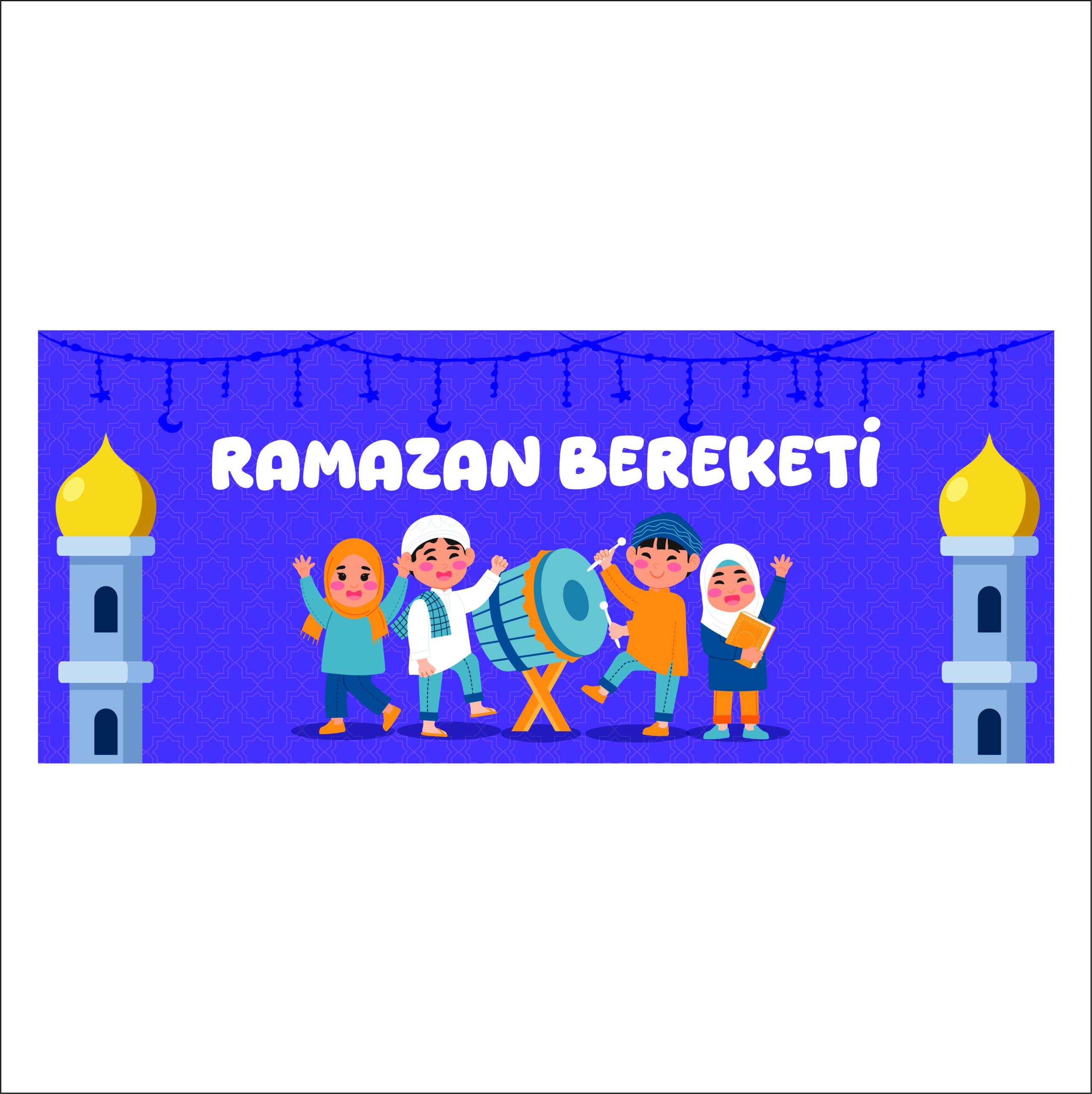 Ramazan Temalı Ramazan Bereketi Yazılı Kişiye Özel Kumbara - Görsel 2