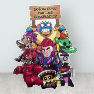 Brawl Stars Konsept Kişiye Özel Maket Pano – Ayaklı