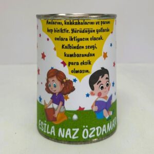 Okuma Bayramı Mesajlı Kişiye Özel Hediyelik Kumbara