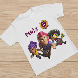 Brawl Stars Konsept Kişiye Özel Baskılı Tişört