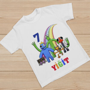 Rainbow Friends Konsept Kişiye Özel Baskılı Tişört
