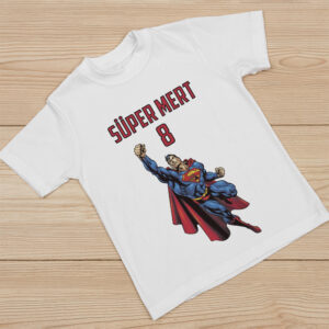 Superman Konsept Kişiye Özel Baskılı Tişört