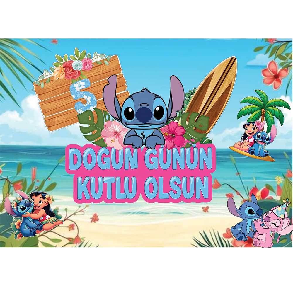lilo-stitch-dogum-gunu-afisi Lilo ve Stitch Doğum Günü Afişi