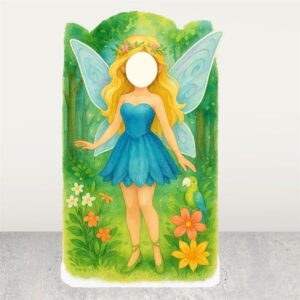 Peri Kızı Fotoğraf Çektirme Pano Maket - Ayaklı