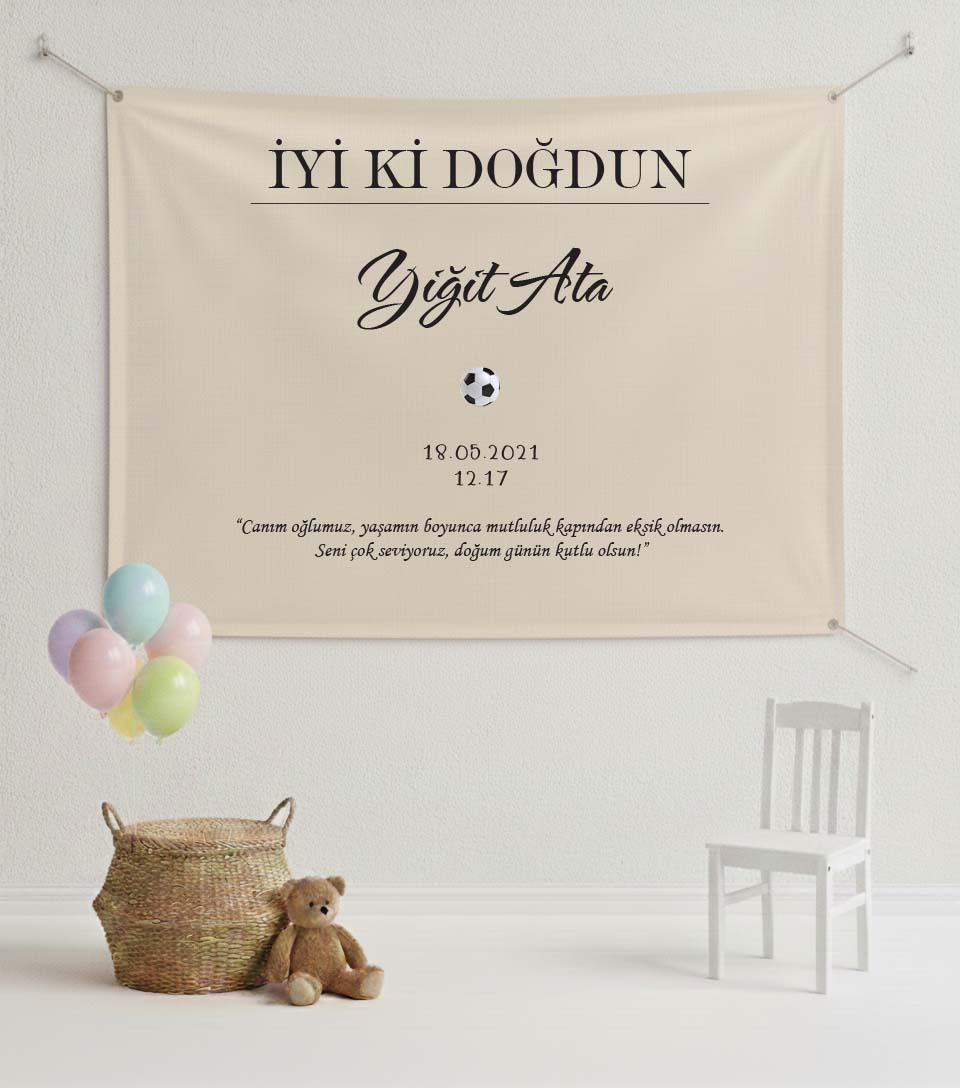 Kişiye Özel Doğum Günü Afişi