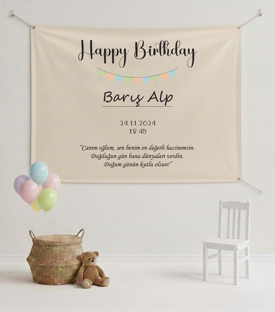 Kişiye Özel Doğum Günü Afişi