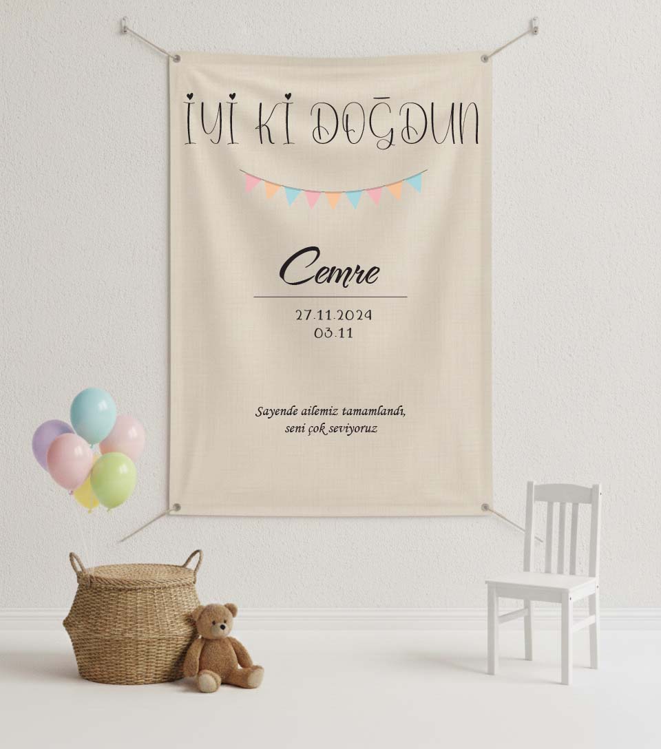 Kişiye Özel Doğum Günü Afişi