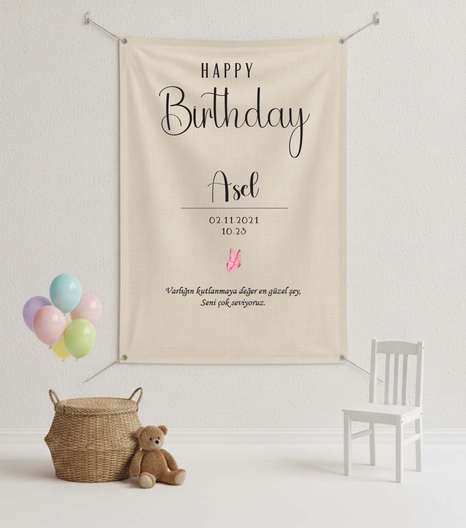 Kişiye Özel Doğum Günü Afişi