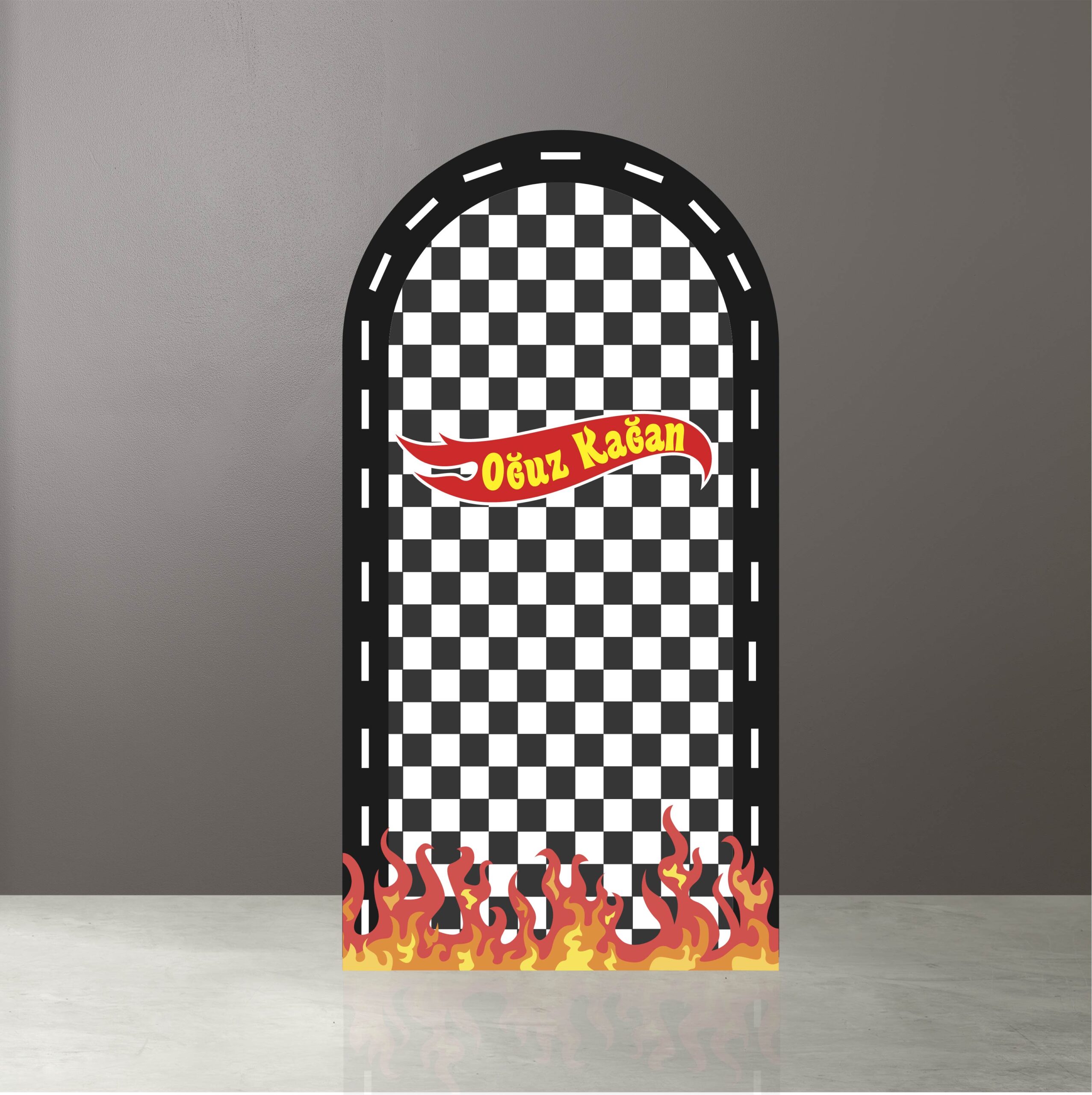 Kişiye Özel Cars Konsept Tag Pano – Ayaklı