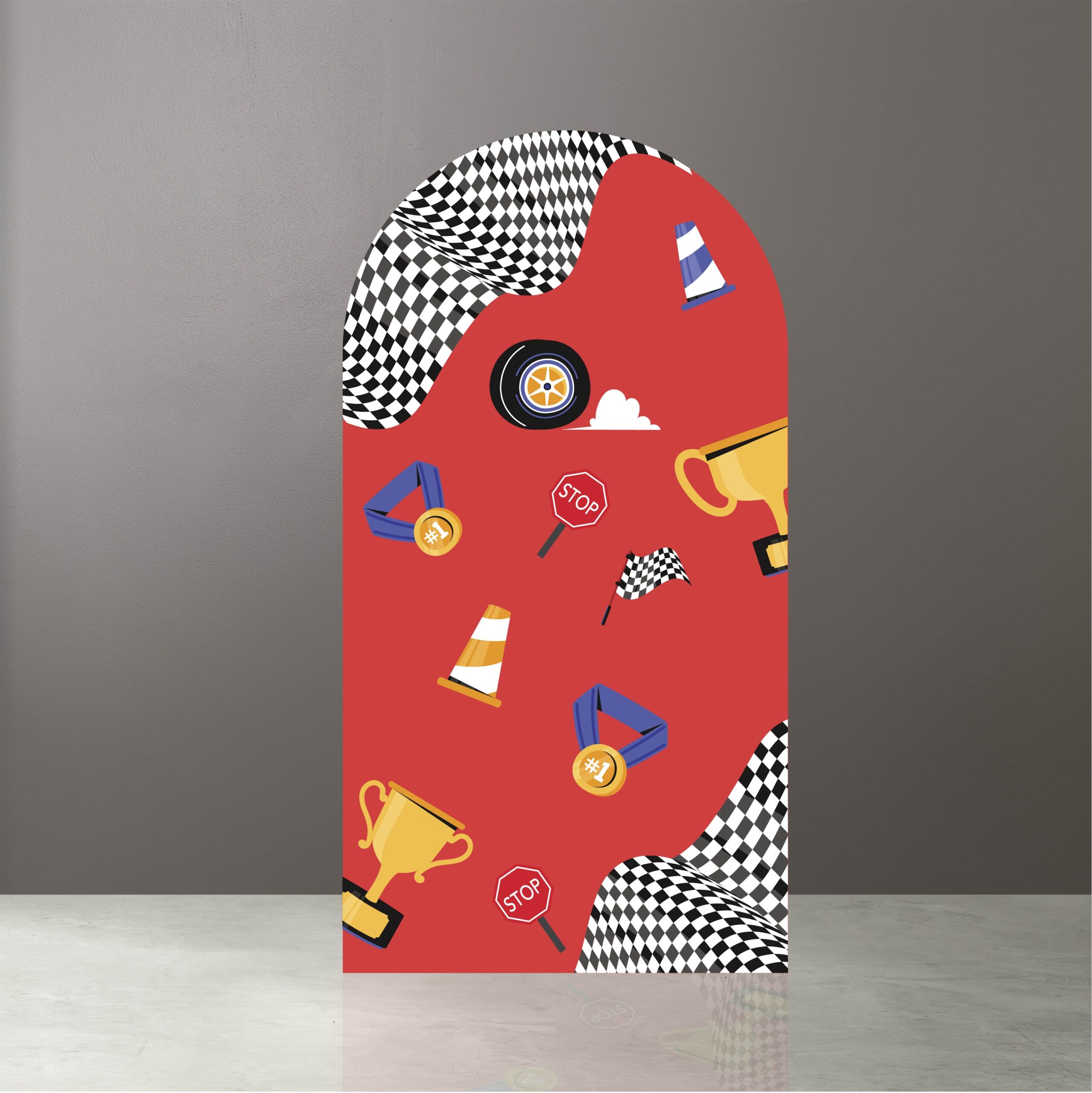 Kişiye Özel Cars Konsept Tag Pano – Ayaklı