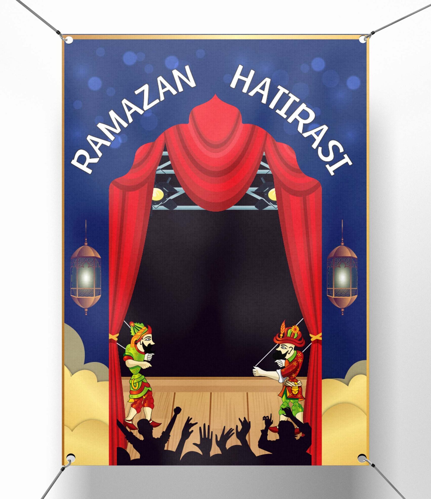 Ramazan Hatırası Yazılı Ramazan Temalı Branda - Afiş
