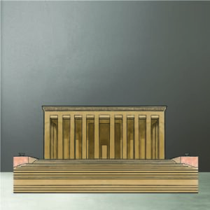 23 Nisan Çocuk Bayramı Temalı Anıtkabir Maketi - Ayaklı