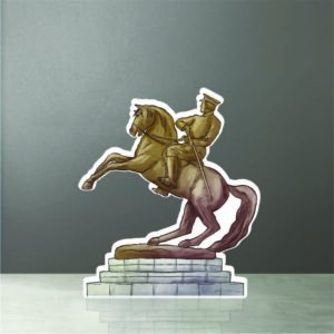 Atın Üzerinde Atatürk Maketi - Ayaklı