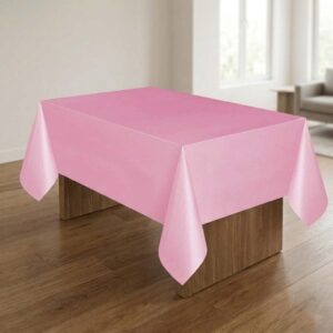 Pembe Naylon Masa Örtüsü & Pratik Masa Örtüsü