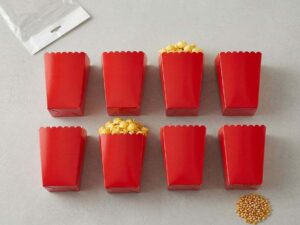 Kırmızı Mısır Kutusu – Parti & Organizasyonlar İçin Şık Sunum