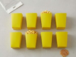 Sarı Mısır Kutusu – Parti & Organizasyonlar İçin Şık Sunum