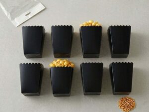 Siyah Mısır Kutusu – Parti & Organizasyonlar İçin Şık Sunum