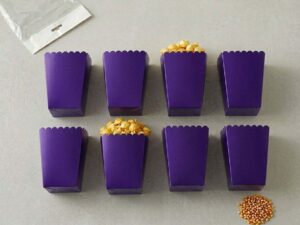 Mor Mısır Kutusu – Parti & Organizasyonlar İçin Şık Sunum