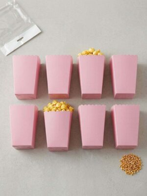 Pembe Mısır Kutusu – Parti & Organizasyonlar İçin Şık Sunum