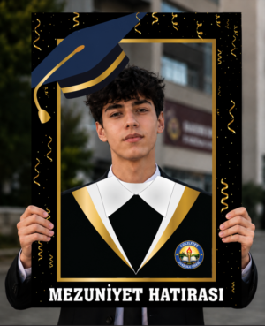 Mezuniyet Hatırası Yazılı Fotoğraf Çektirme Panosu