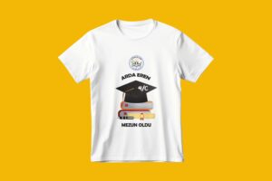 Mezuniyet Tişört – Kişiye Özel Mezuniyet Baskılı Tişört