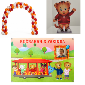 Kaplan Daniel Konsept Mini Butik Set - Zincir Balonlu