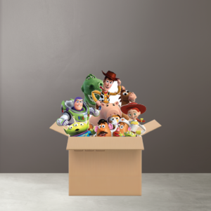 Toy Story Konsept Karakterler Parti Maketi - Ayaklı