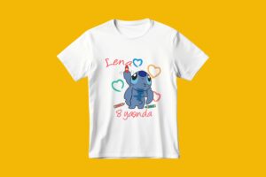 Stitch Konsept Kişiye Özel Baskılı Tişört