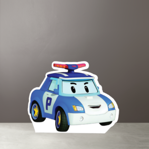 Robocar Poli Doğum Günü Maketi – Ayaklı