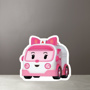 Robocar Poli Konsept Amber Maketi – Ayaklı