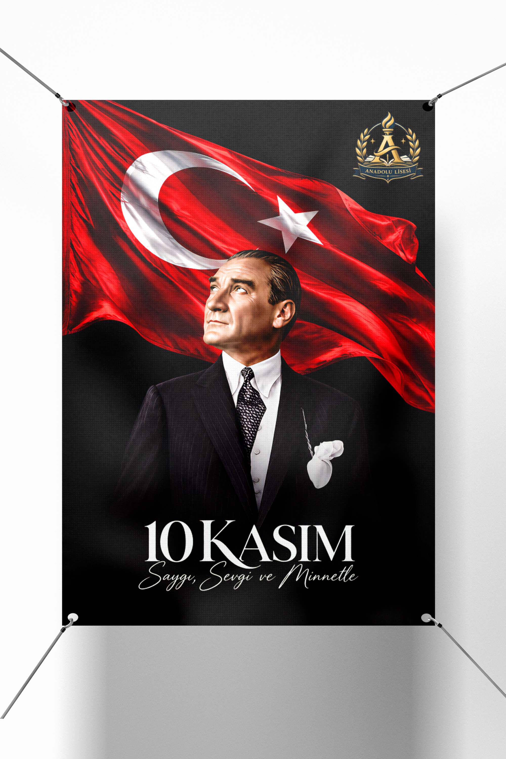 10 Kasım Atatürk’ü Anma Günü Özel Tasarım Afiş