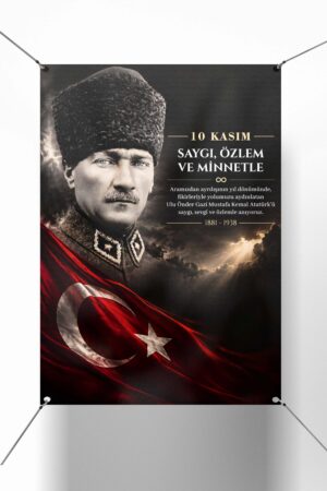 10 Kasım Atatürk’ü Anma Günü Temalı Afiş