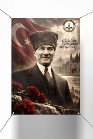 10 Kasım Atatürk Temalı Okul Afişi